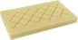 Preview: Hydro-Schwamm 30mm, rauten- förmige Aussparung, 280x140mm vorne