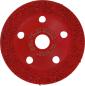 Preview: HM-Schleifteller 115mm, K24 f.Gummi,Holz,Teppichbodenkle. vorne