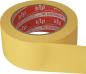 Preview: PVC-Schutzband, 50mm, 33m,gelb quergerillt vorne