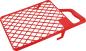 Preview: Abstreifgitter 27x32cm, rot, Kunststoff vorne