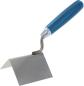 Preview: Stukkateureckspachtel Außeneck 80x60x60 mm, Edelstahl vorne