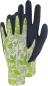 Preview: Gartenstrickhandschuh Gr.7, grün, Nylon mit Latexbesch. vorne