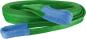 Preview: Hebeband 2t, 3m, grün Polyester, 2-lagig vorne