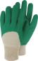 Preview: Arbeitshand. Stone-Star Gr.10 grün, Latex 3/4 getaucht vorne
