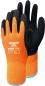 Preview: Wonder Grip Thermo Plus Gr.8 Orange, Latex 2-Fach getaucht vorne