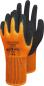 Preview: Wonder Grip Thermo Lite Gr.7 Orange, Latex 2-Fach getaucht vorne