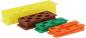 Preview: Kunststoff Rastkeile 245-tlg. 75xBraun70xGrün60xOrange40xGel vorne