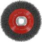 Preview: Kegelscheibenbürste 100mm, Stahl, gew., M14,0,30mm,zweir. vorne