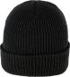 Preview: Strick-Beanie, schwarz, 27cm 100% Polyacryl