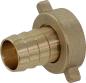 Preview: Schlauchverschraubung IG1" Messing, Stutzen 19mm (3/4")