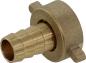 Preview: Schlauchverschraubung IG1"" Messing, Stutzen 19mm (3/4"") vorne""