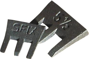 Profi S-Fix Keile Gr. 5,5/40mm Packung/100 Stück vorne