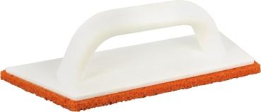 KS-Fummelbrett 8x26cm, roter feinporiger Belag 10mm vorne