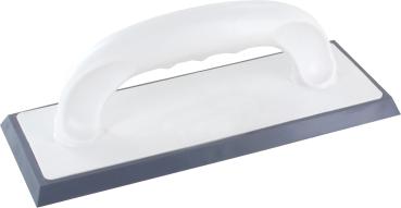 Epoxid-Fugbrett 10x25cm, Kautschuk-Belag, grau vorne