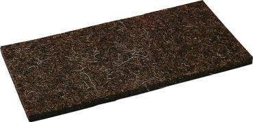 Filzbelag 15 x 24 cm, 9 mm vorne