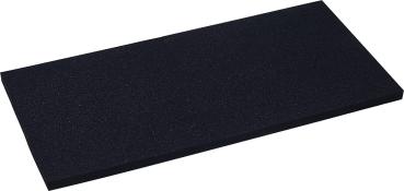 schwarzer Belag 12 x 24 cm, 8 mm vorne