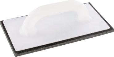 Kunststoffreibebrett 14x28 cm mit Filzbelag vorne