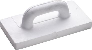 Styropor-Reibebrett 14 x 26 cm Stärke 20 mm vorne