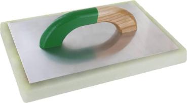 TRIUSO-Alu-Reibebrett 20x30 cm mit Polybelag vorne