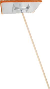 Deckenreibebrett mit Stiel 20x40cm, Stiel 130cm vorne