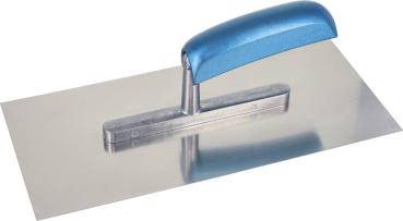 Glättekelle ungez., 1 mm stark 28x13 cm, Edelstahl rostfrei vorne