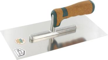 Glättekelle 280x130x0,75mm Serie Kork, rostfrei vorne