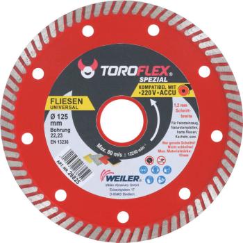 Diamant-Trennscheibe 115x1,2mm für Fliesen,Kacheln,Feinstein vorne