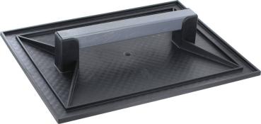 Kunststoff-Reibebrett 18x27cm schwarz vorne