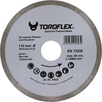 Fliesendiamantscheibe DIY, 110x22,2 mm vorne