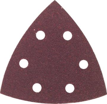 Delta-Haftschleifblatt Korund gelocht, 94mm, Korn 120 vorne