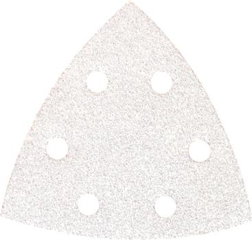 Delta-Haftschleifblatt Korund gelocht, 94mm, Korn120 f.Lacke vorne