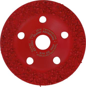 HM-Schleifteller 125mm, K14 f.Gummi,Holz,Teppichbodenkle. vorne