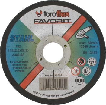 Trennscheibe, Metall, 115mm, 5er Pack, 115x3x22mm vorne