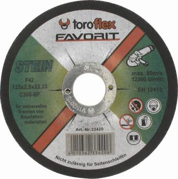 Trennscheibe, Stein, 115mm, 5er Pack, 115x2,5x22mm vorne