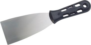 Malerspachtel  40 mm,rostfrei, Edelst., poliert,Kunststoffgr. vorne