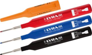 LYRA-INK Tieflochmarker blau vorne