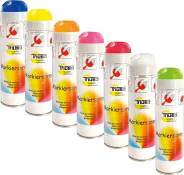 Signierspray rot 500ml vorne