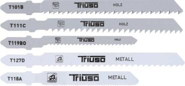 Stichsägeblatt-Set 10-teilig 6x Holz, 4x Metall vorne