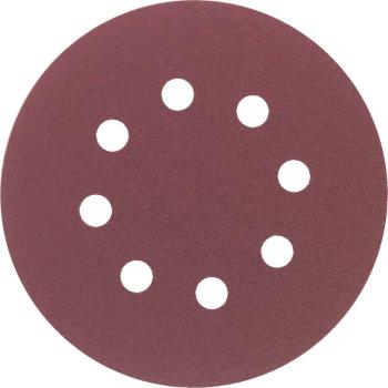 Haft-Schleifblätter-Set, 150mm 10x60, 10x120, 10x180, gelocht vorne