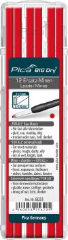 Preview: Ersatzminen rot für BIG DRY Marker, 12 Stück/Etui