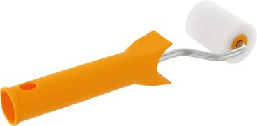 Farbroller mit Schaumrolle 5cm Bügel 19cm vorne