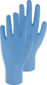 Unigloves BLUE PEARL Gr.L Nitrilhandschuh, puderfrei vorne