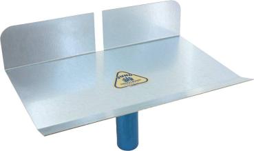 Fugblech 28x19cm, Stahl, 12mm Fugen, 0,8mm Platte vorne