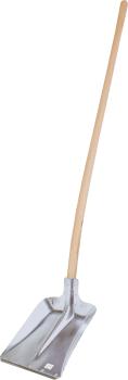 Hallenser Schaufel extra Stark 2,5mm, mit Kante u. Stiel Gr.7 vorne