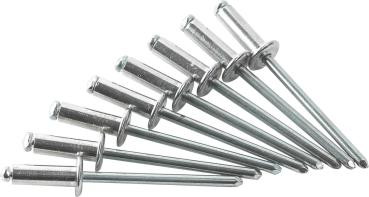 Aluminium-Blindnieten 5 x 18mm 30 Stück im Pack vorne