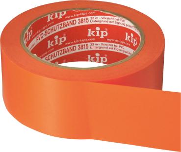 PVC-Schutzband,50mm,33m,orange glatt vorne