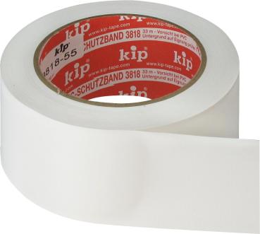 Preview: PVC-Schutzband, 50mm, 33m,gelb quergerillt