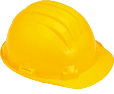 Schutzhelm gelb,6-Punkt,DIN EN 397, Gurtband-Innenausstattung vorne