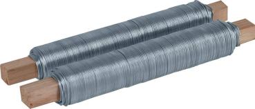 Blumenbindedraht verzinkt, 0,7mm x 40m, 100g, 2 Stück vorne