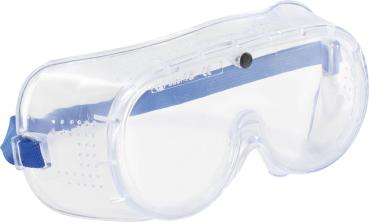 Schutzbrille, klar, direkte Belüftung, seitlicher Schutz vorne
